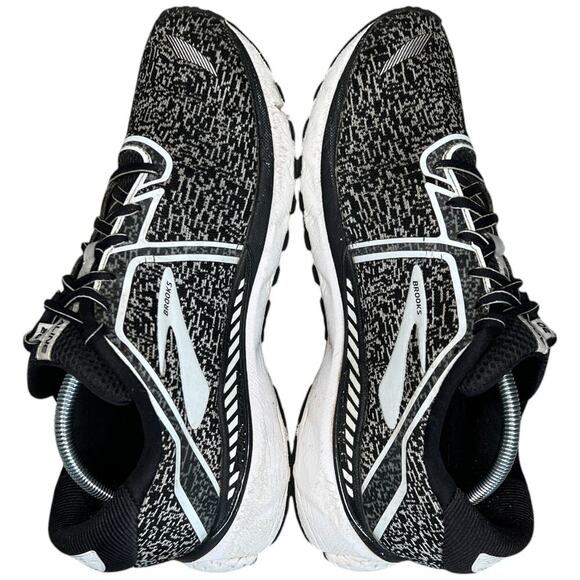 Brooks Adrenaline GTS 20 Men's SZ 11.5 Sneaker Black White Oreo READ Need Insole - Picture 14 of 16